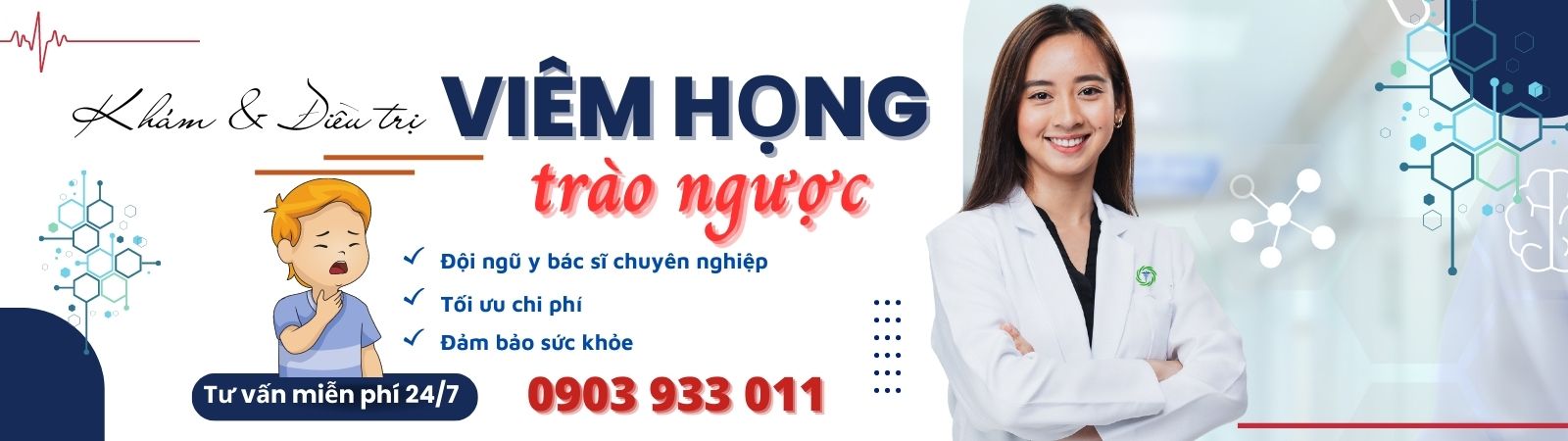 Viêm họng trào ngược nặng cách mấy cũng khỏi